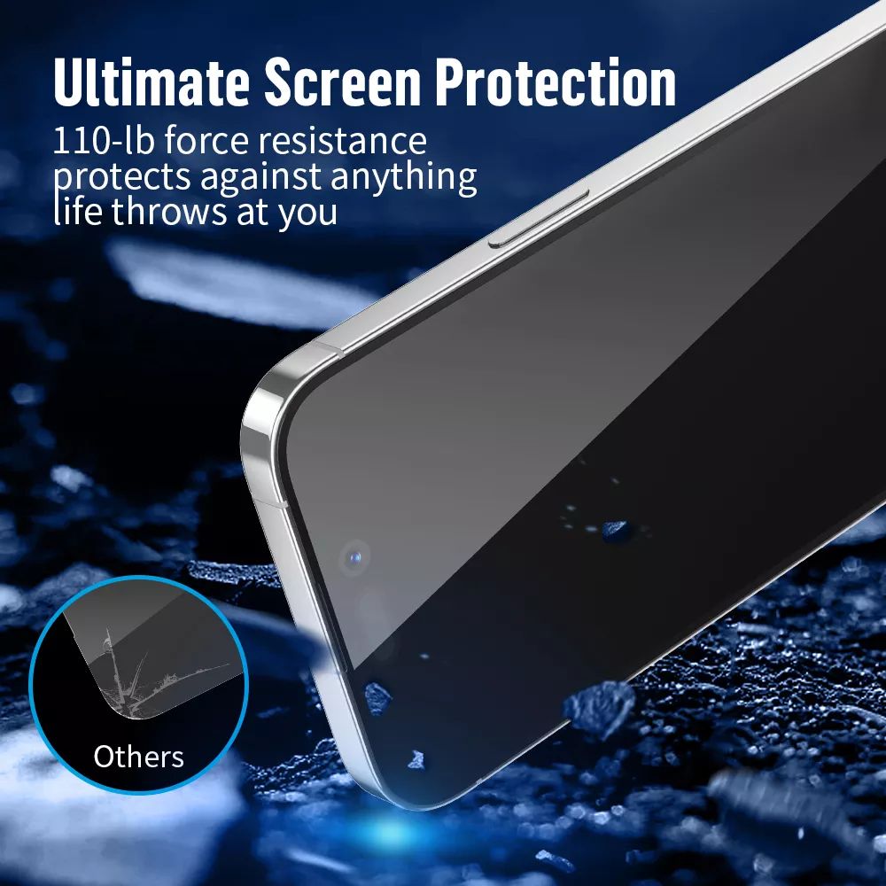 Iphone 16 Pro max - Blueo Anti Static HD 2.5D Tempered Glass Screen protector