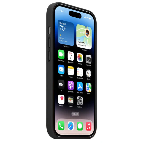 iPhone 16 Pro Leather Back Cover Case