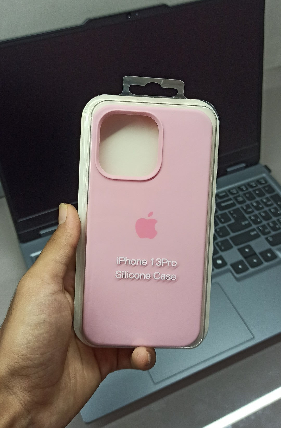 Pink Silicone Case for iPhone 13 Pro