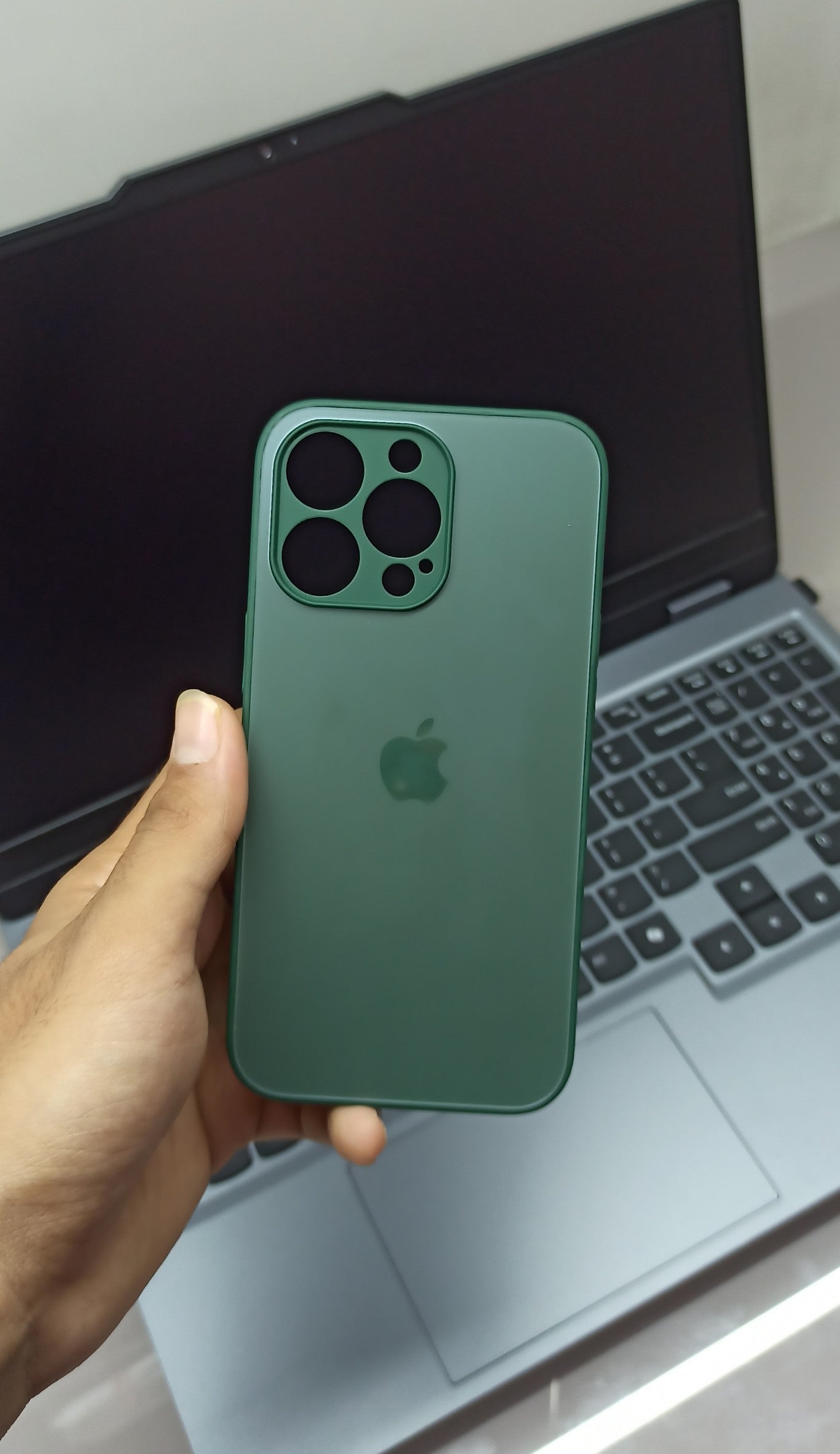 Matte Green Slim Case for iPhone 13 Pro