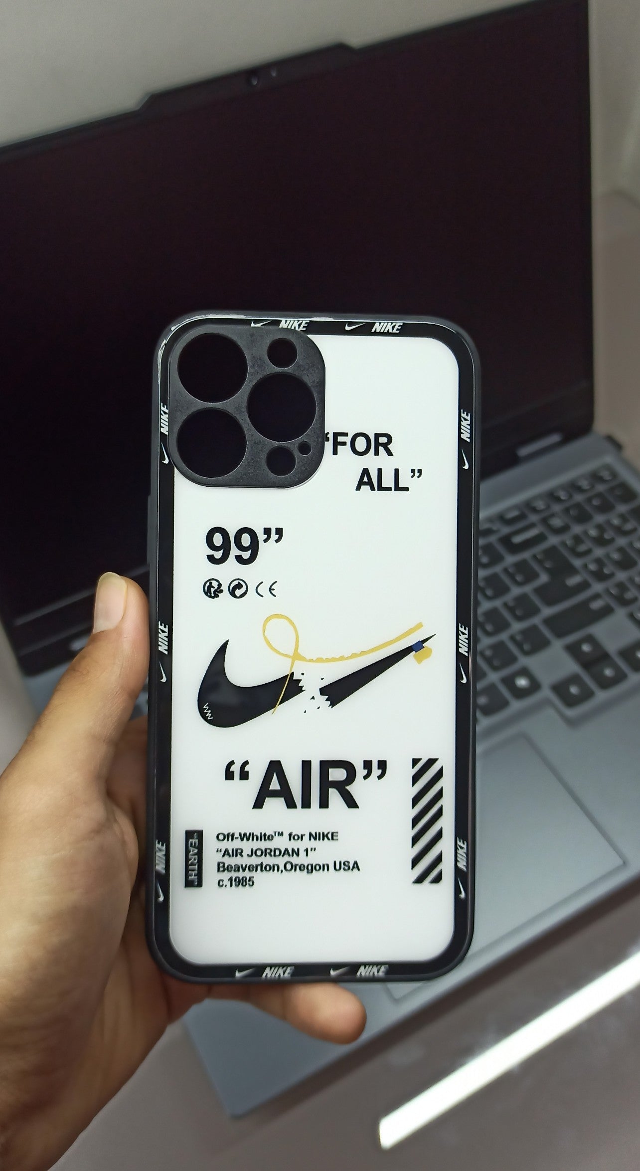 Off-White x Nike Inspired Case for iPhone 13 Pro Max