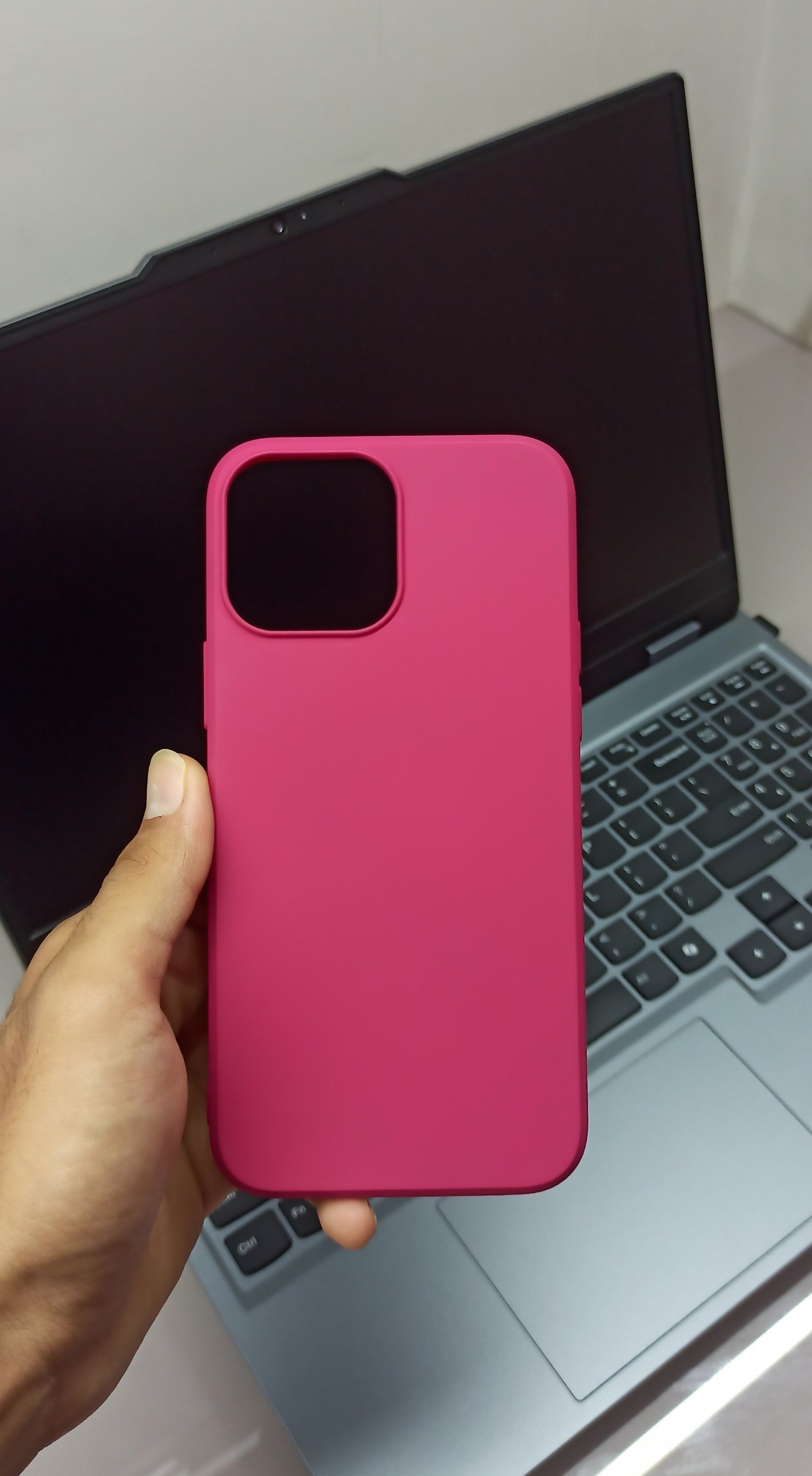 Classic Pink Silicone Case for iPhone 13 Pro Max