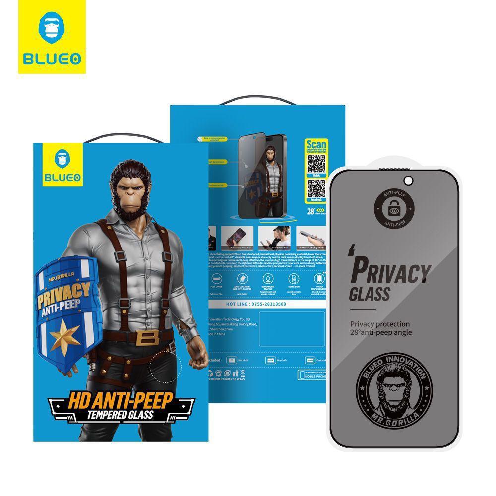 BLUEO HD Anti-Peep Privacy Tempered Glass Screen Protector