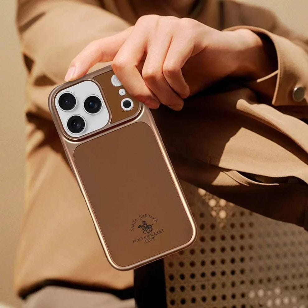 Santa Barbara Polo & Racquet Club Luxury Bronze iPhone Case