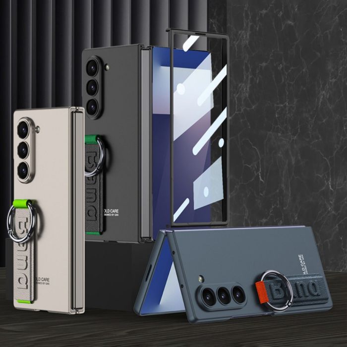 GKK All-included Wrist-Strap Hinge Ring Case for Samsung Galaxy Z Fold 7