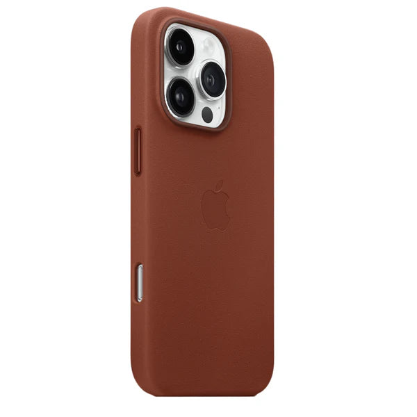 iPhone 16 Pro Leather Back Cover Case