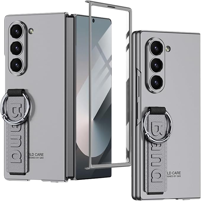 GKK All-included Wrist-Strap Hinge Ring Case for Samsung Galaxy Z Fold 7