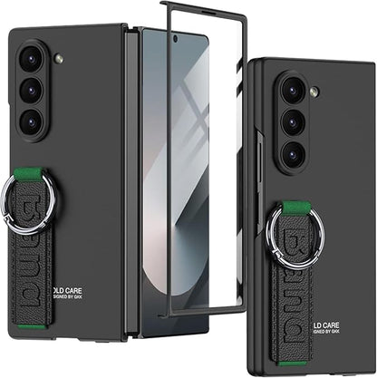 GKK All-included Wrist-Strap Hinge Ring Case for Samsung Galaxy Z Fold 7