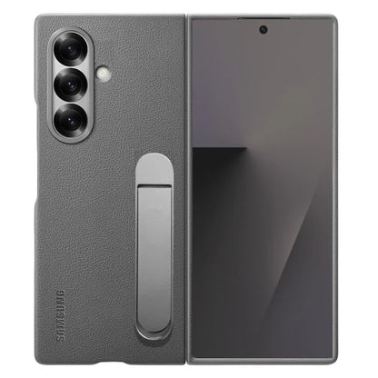 Samsung Galaxy Z Fold 7 Leather Protective Shell Cases with Stand