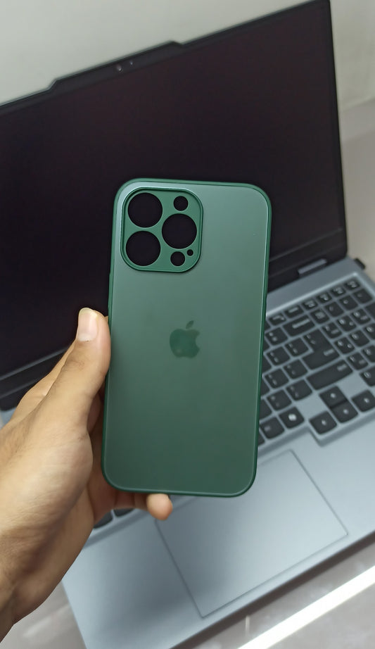 Matte Green Slim Case for iPhone 13 Pro