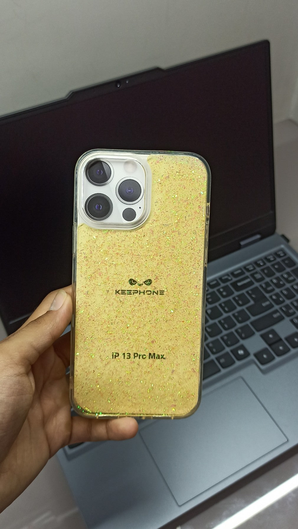 Keephone Glitter Gold Case for iPhone 13 Pro Max