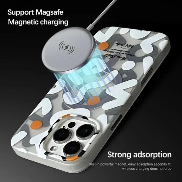 Iphone 16 Pro :Original Graffiti Ornaments Magsafe Magnetic Case