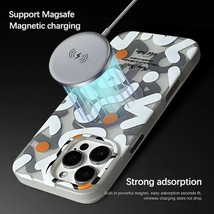 Iphone 16 Pro :Original Graffiti Ornaments Magsafe Magnetic Case