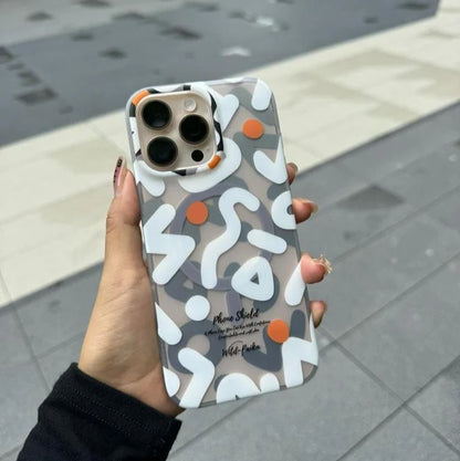 Iphone 16 Pro :Original Graffiti Ornaments Magsafe Magnetic Case