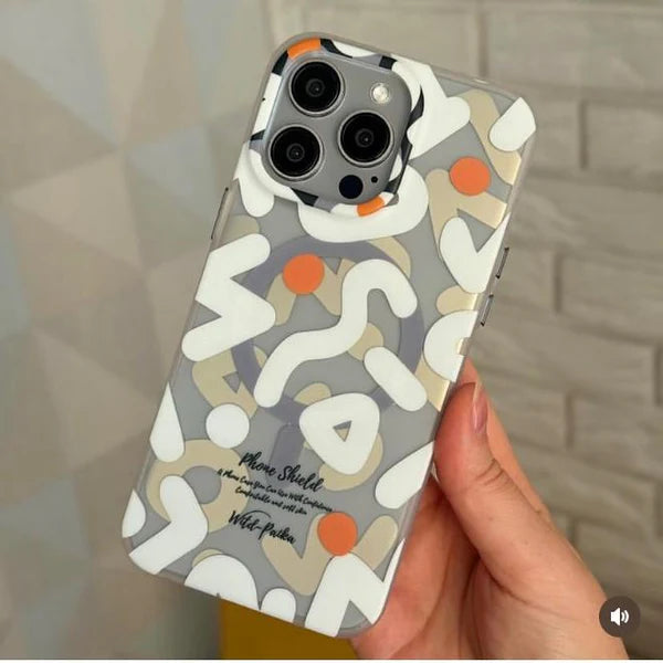 Iphone 16 Pro :Original Graffiti Ornaments Magsafe Magnetic Case