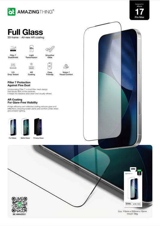 AMAZING THING full Clear Tempered Glass