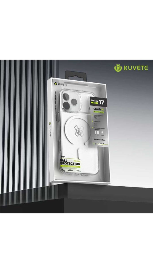 KUVETE Transparent Macsafe with Protection Crystal clear Case
