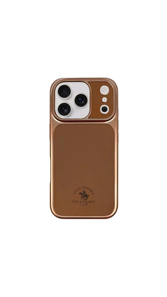 Santa Barbara Polo & Racquet Club Luxury Bronze iPhone Case